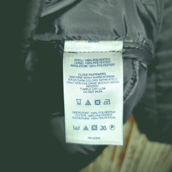 Lands End Green Packable Jacket S 34-36 Lightweight Polyester Shell & Lining - Picture 4 of 5